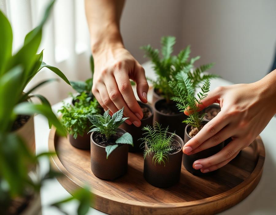 Pick plants & decorations